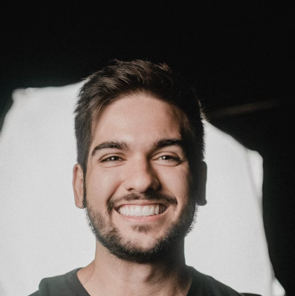Smiling man in casual attire